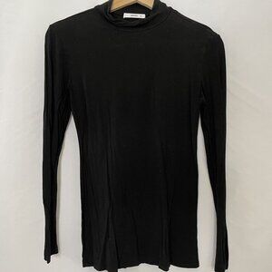 Untyhots Black Long Sleeve Turtleneck Top Size S casual winter turtleneck